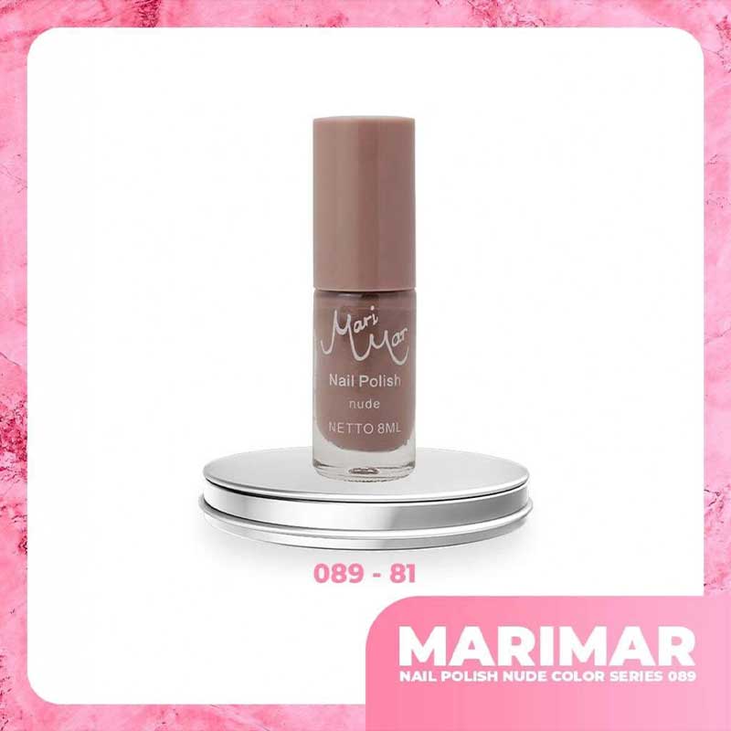 Marimar Nail Polish Kode : 089 Nude Color isi 12 | 96 ml