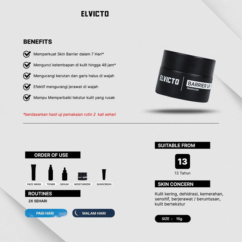 Elvicto Barrier Up Moisturizer | 15 ml