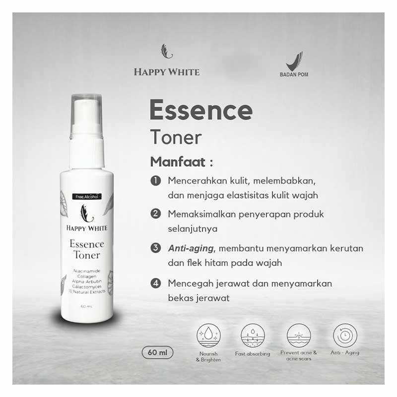 Happy White 2in1 Essence Toner 60ml