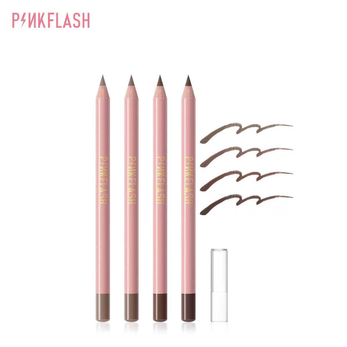 Pinkflash E02 Waterproof Easy Eyebrow Pencil - 02 Natural Brown