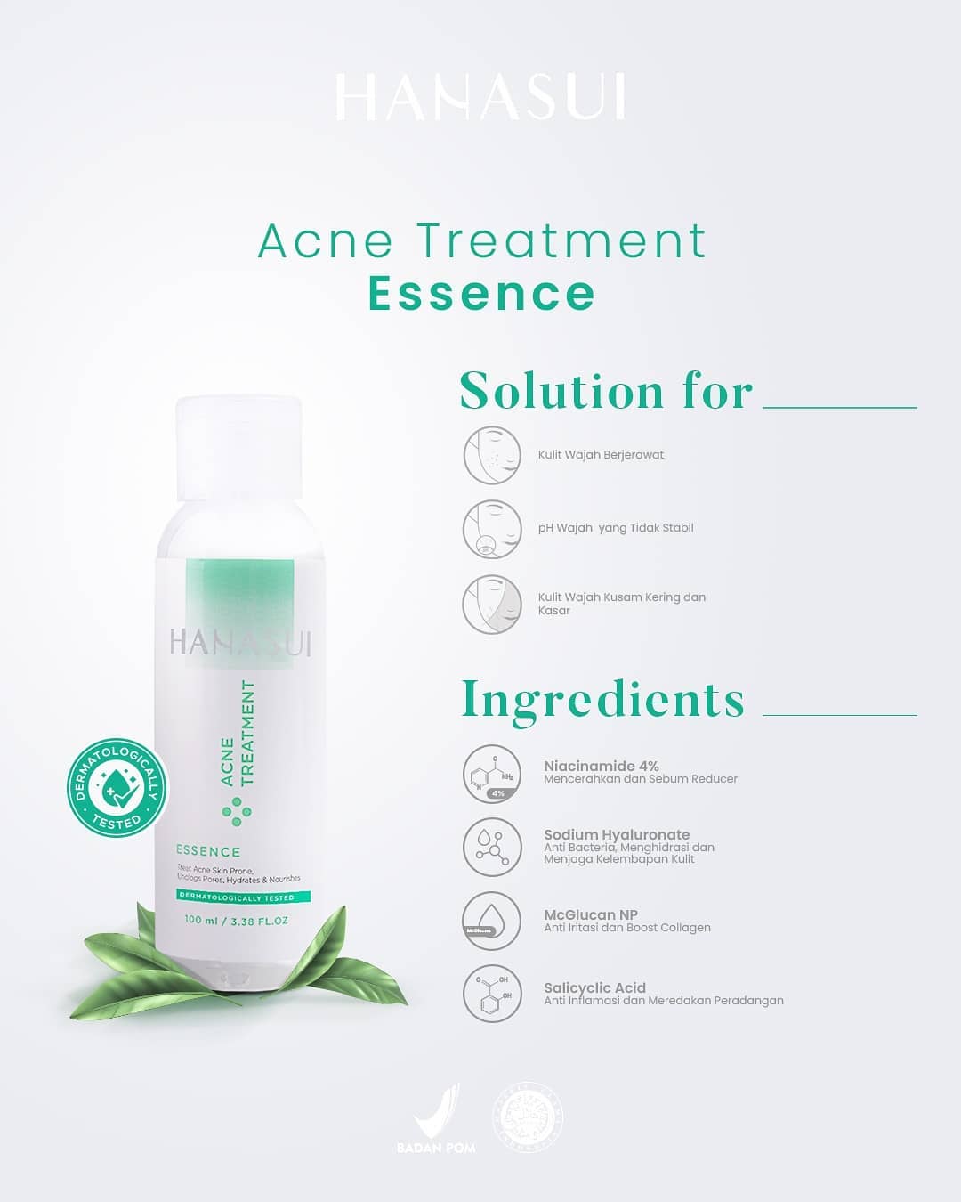 Hanasui Acne Treatment Gentle Power Essence