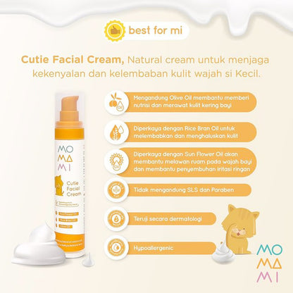 MoMaMi Baby Cutie Facial Cream - Lotion & Cream Bayi 50gr