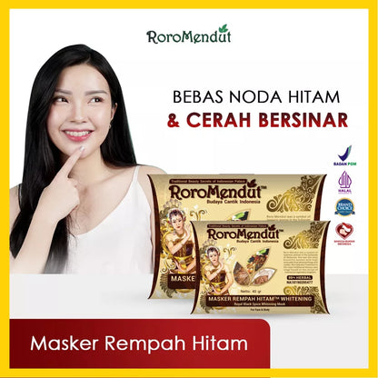 Roro Mendut Masker Rempah Hitam Whitening Mask | 40 g