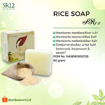 SR12 Rice Soap | 60gr