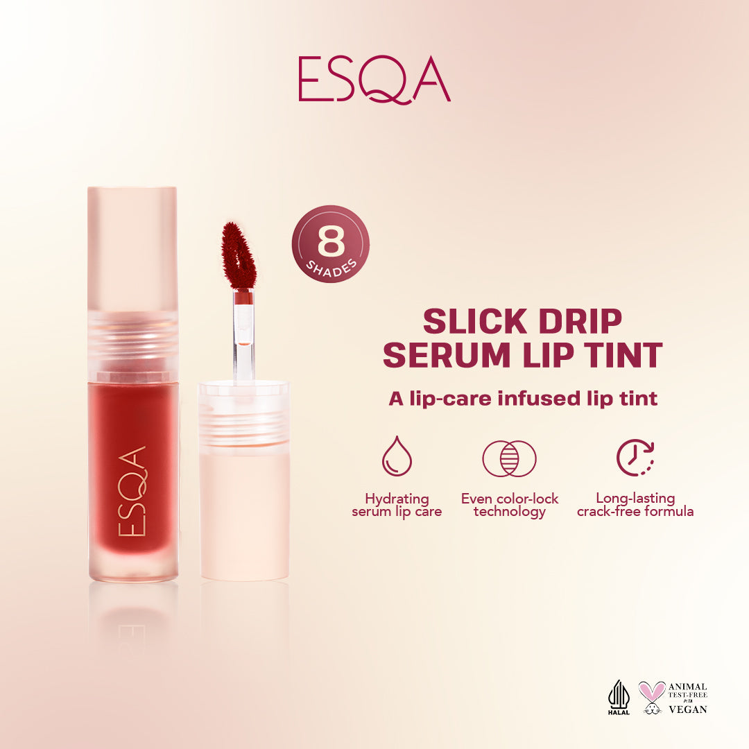 ESQA Slick Drip Serum Lip Tint - Cashmere Nude 27gr