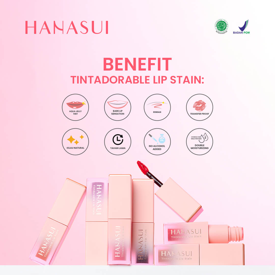 Hanasui Tintdorable Lip Stain - Lip Tint 06 Bloody