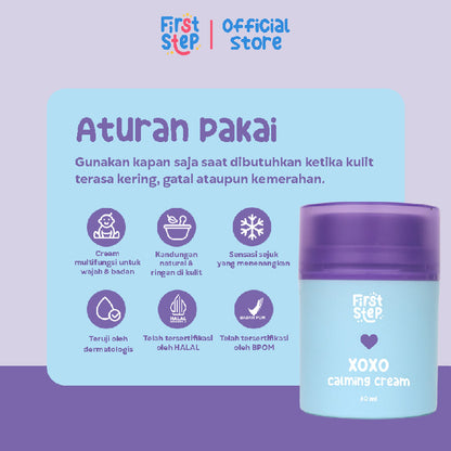 First Step Lotion Bayi & Pelembab Bayi - X.O.X.O Calming Cream | 30ml