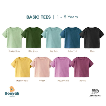 Booyah Baby & Kids Kaos Anak - Basic Tee Maroon (1 Years)