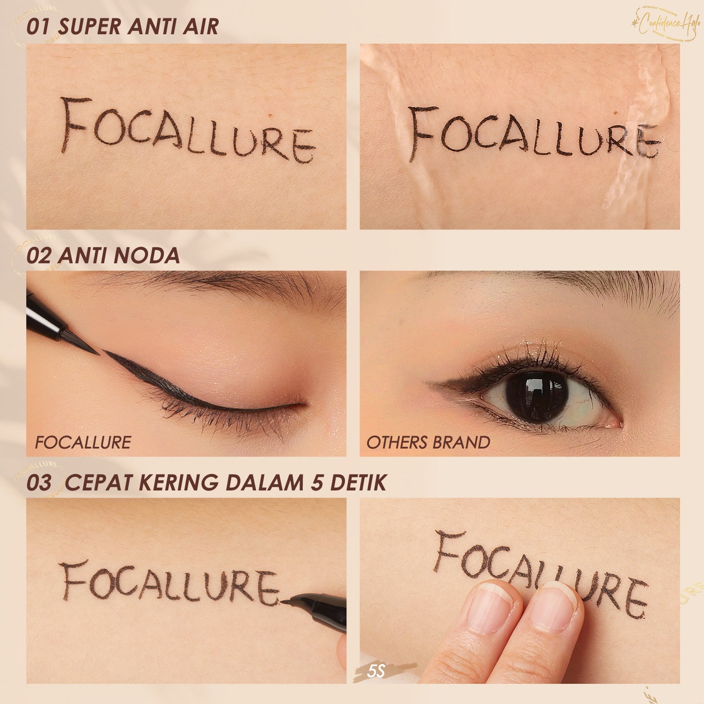 Focallure Lasting Waterproof Liquid Eyeliner FA200 - Fuzz #2