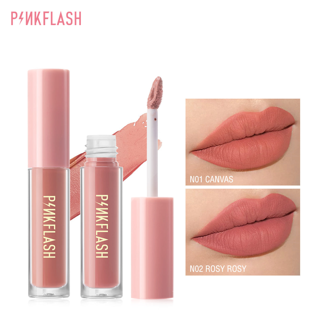 Pinkflash L01 Lasting Matte Lipcream - N02