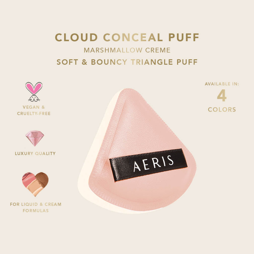 Aeris Beaute Cloud Conceal Puff - Marshmallow Creme