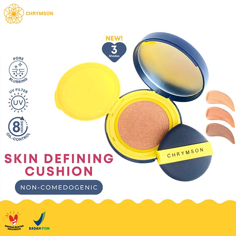 Chrymson Skin Defining Cushion Natural Glow UV - Vanilla Classic | 15gr