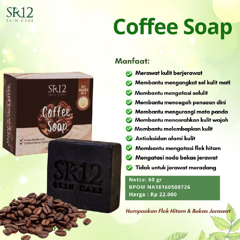 SR12 Coffee Herbal Soap | 60gr