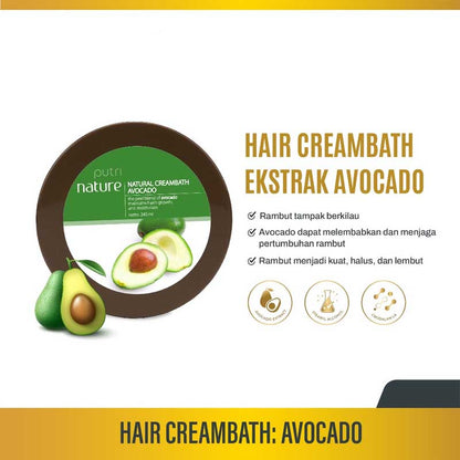 Putri Natural Creambath Avocado 720ml