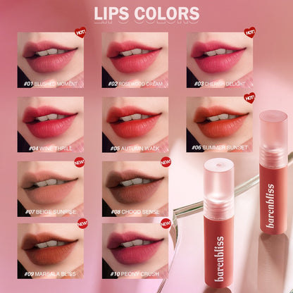 Barenbliss Cherry Makes Cheerful Lip Velvet - 08 Choco Sense