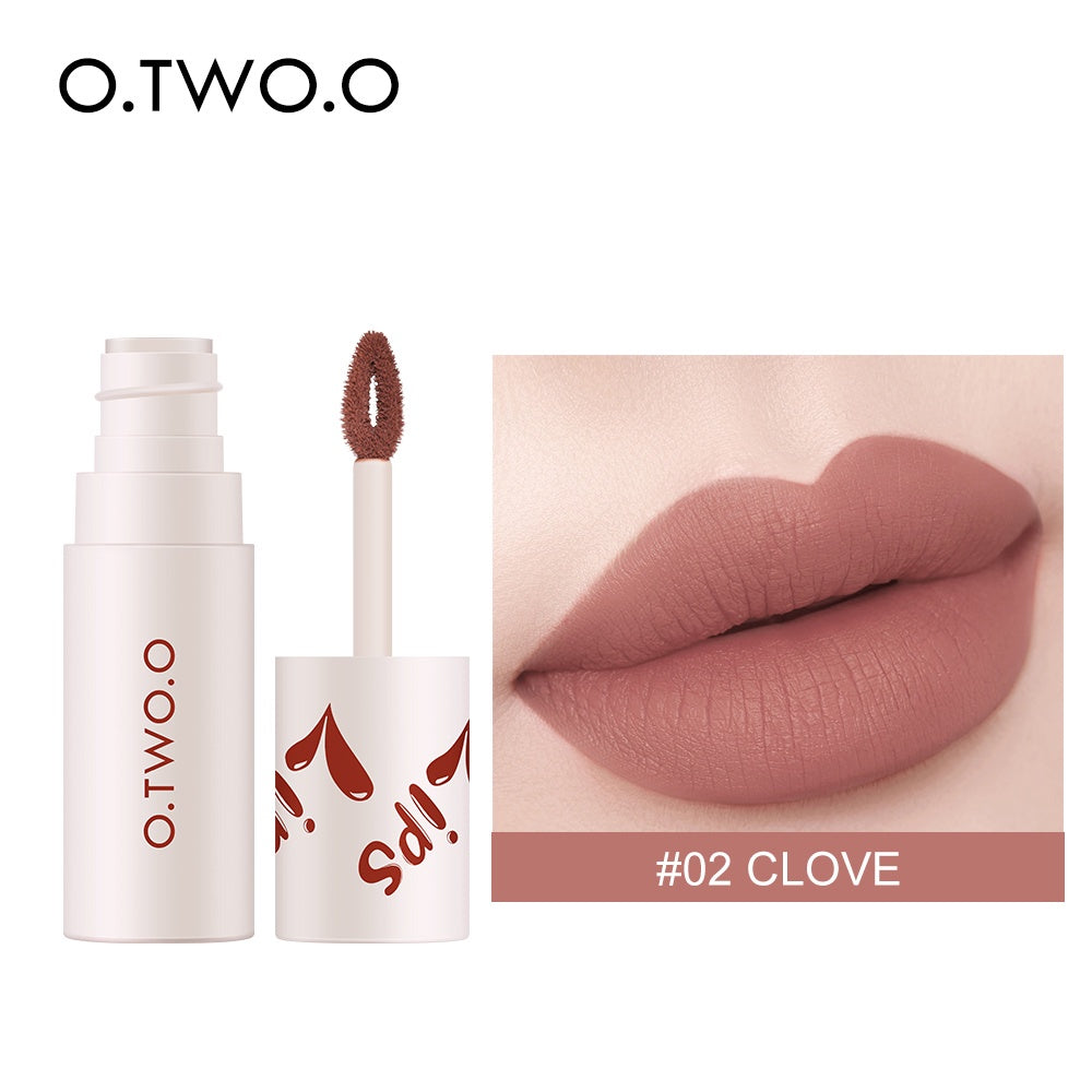 O.Two.O Velvet Matte Lips & Cheek Mud #02 Clove