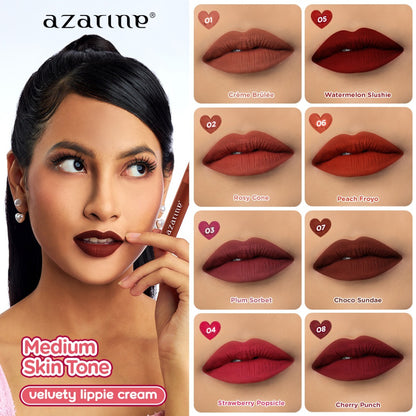 Azarine Velvety Lippie Strawberry Popsicle - Shade 04