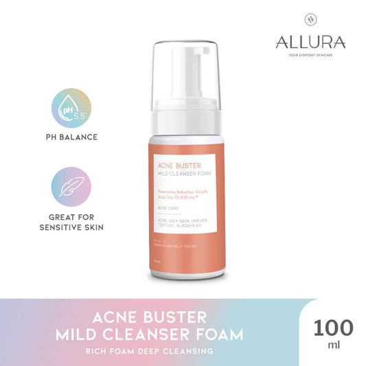 Allura Acne Buster Mild Cleanser Foam | 100 g