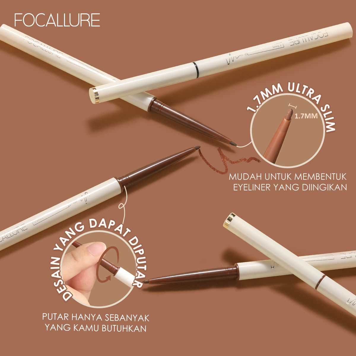 Focallure Perfectly Define Gel Eyeliner FA243 - F02