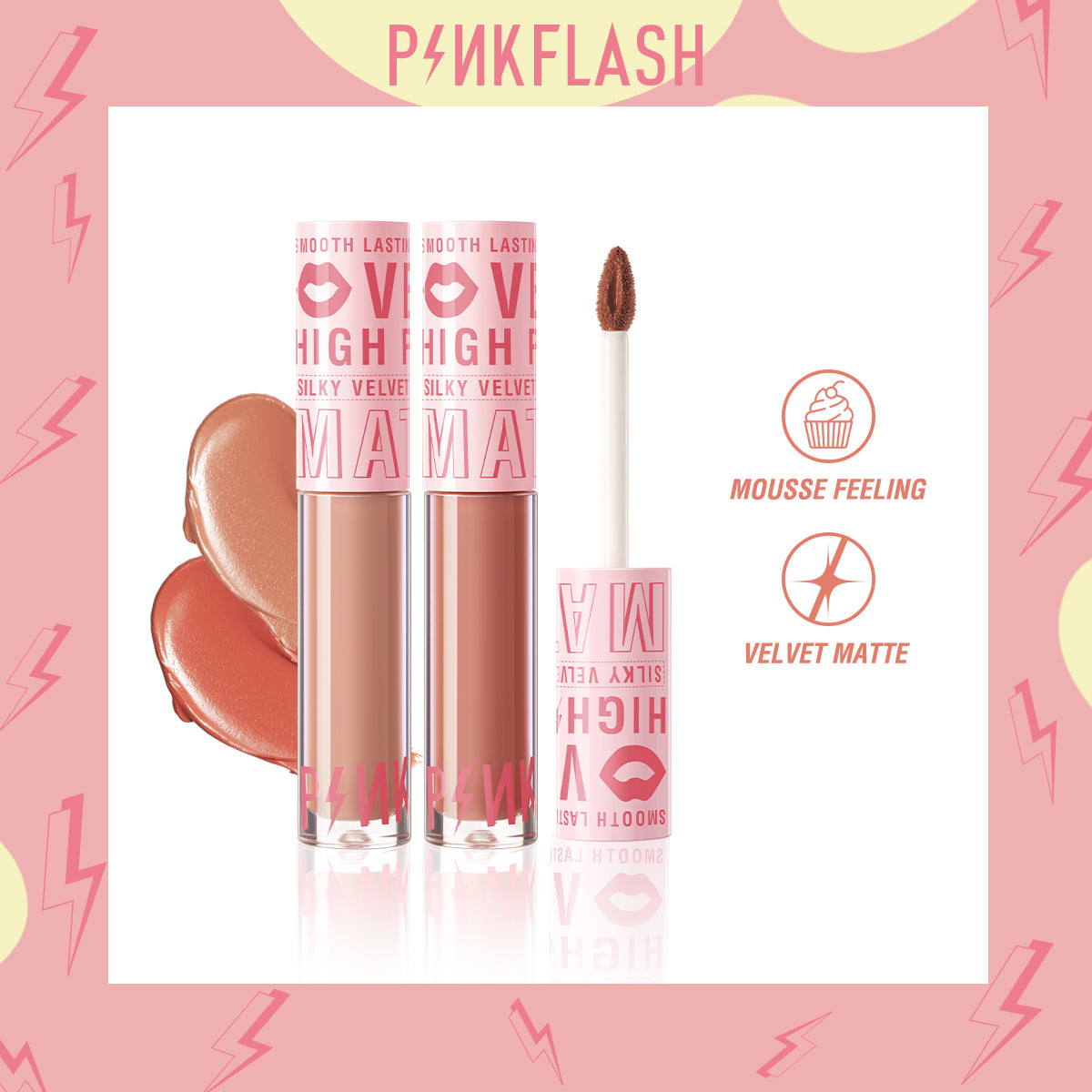 Pinkflash Silky Velvet Lip Cream PF-L04 PK03