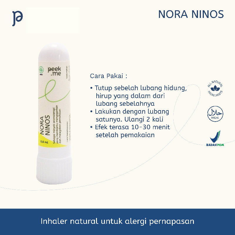 Peek Me Naturals Nora Inhaler Ninos | 0.6 ml