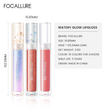 FOCALLURE WATERY GLOW LIPGLOSS PK05