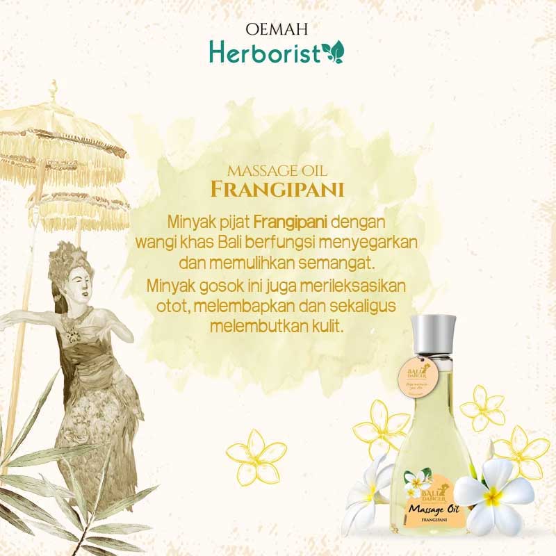 Bali Dancer Massage Oil Frangipani | 150ml