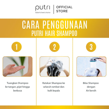 Putri With Nusilk Technology Shampoo With Ginseng Extract 200ml