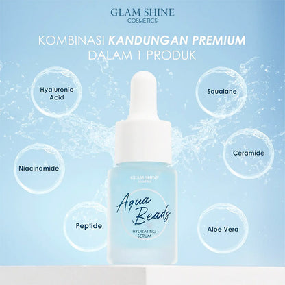 Glam Shine Aqua Beads Hydrating Serum 12ml