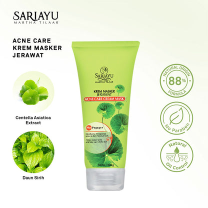 SARIAYU ACNE CARE CLARIFYING FACE CREAM MASK | 100g