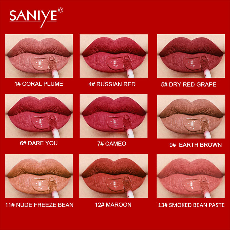 SANIYE Non-stick Lip matte Gloss L1181 5#