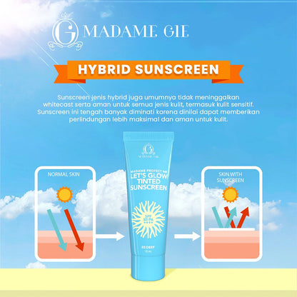 Madame Gie Protect Me Let's  Glow Tinted Sunscreen 02 | 10  ml