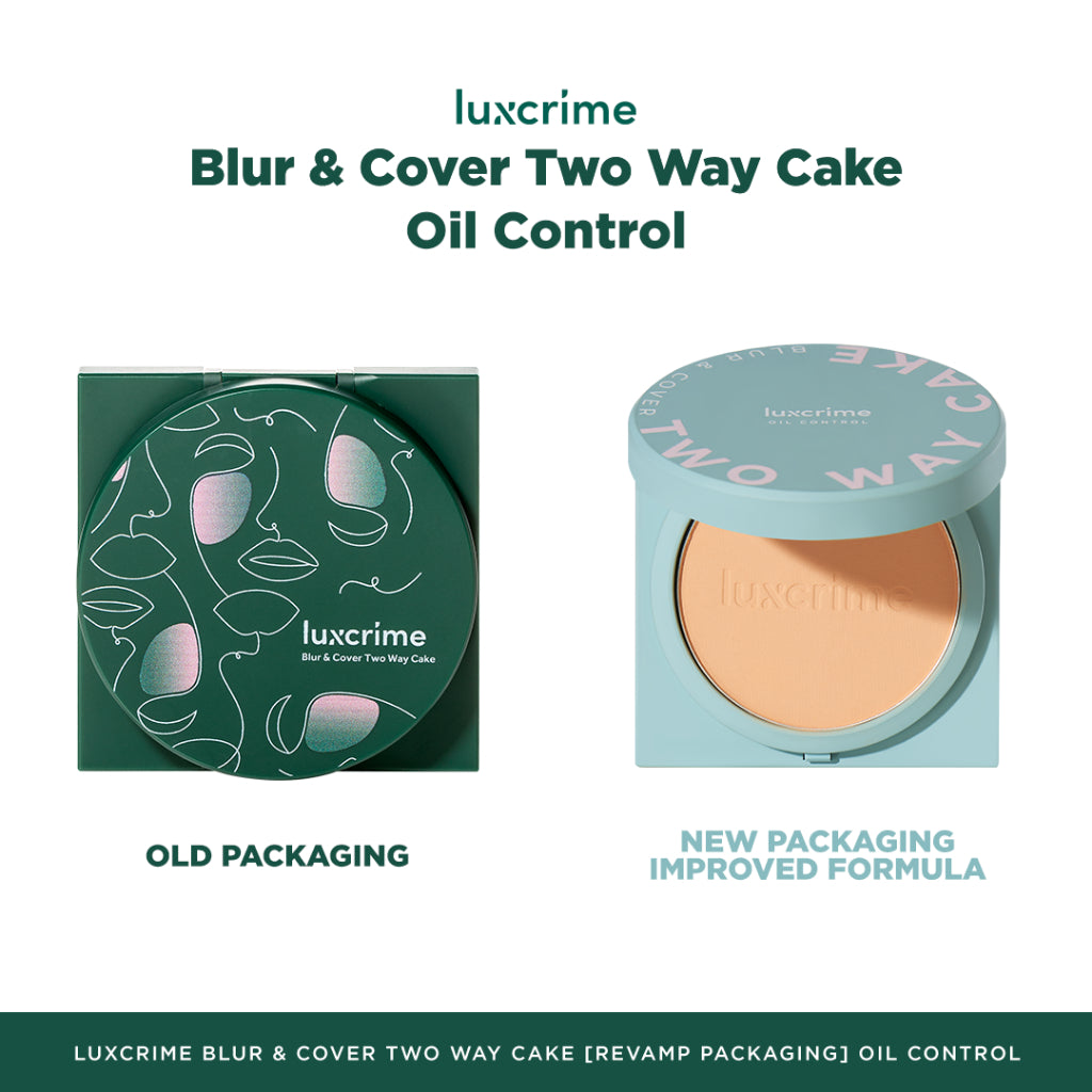 Luxcrime Blur & Cover Two Way Cake - Custard