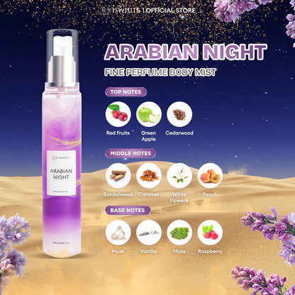 ISWHITE Perfume Body Mist - Arabian Night | 100 ml