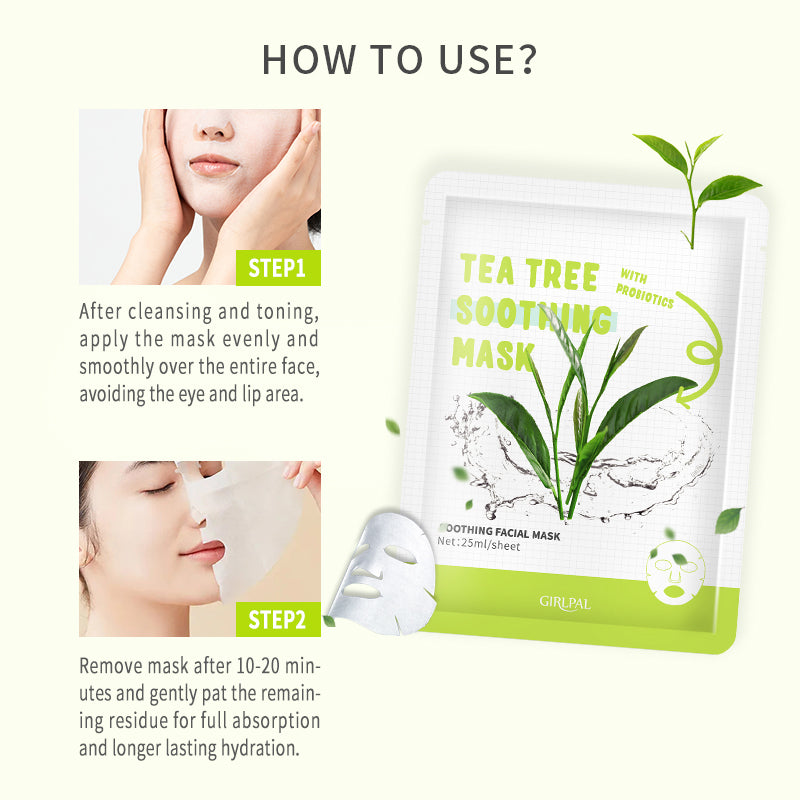 Girlpal Tea Tree Soothing Face Sheet Mask