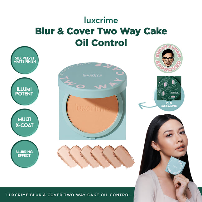 Luxcrime Blur & Cover Two Way Cake - Custard