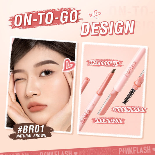 PINKFLASH MULTI-USE EYEBROW PENCIL BR01