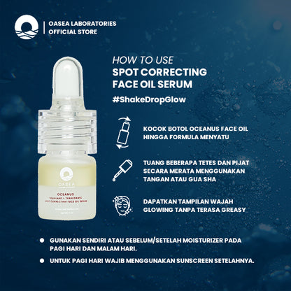 OASEA Oceanus Squalane + Tranexamic Spot Correcting Face Oil Serum Mini | 5 ml