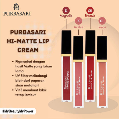 Purbasari Hi Matte Lip Cream 09 Lxia | 6,5 g