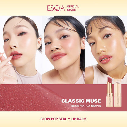 ESQA Glow Pop Serum Lip Balm - Classic Muse 3gr