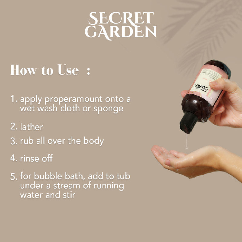 Secret Garden Shower Gel Frangipani 250ml