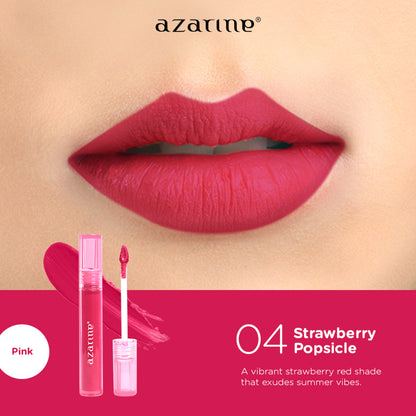 Azarine Velvety Lippie Strawberry Popsicle - Shade 04