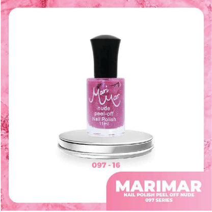 Marimar Nail Polish Kode : 097 Peel Off Nude isi 12 | 96 ml