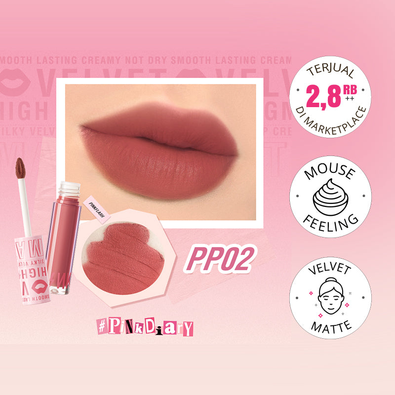 Pinkflash Silky Velvet Lip Cream PF-L04 PP02