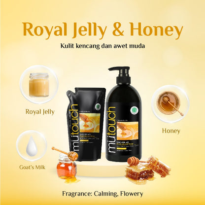 Mutouch Shower Cream With Honey & Royal Jelly Refill | 800ml