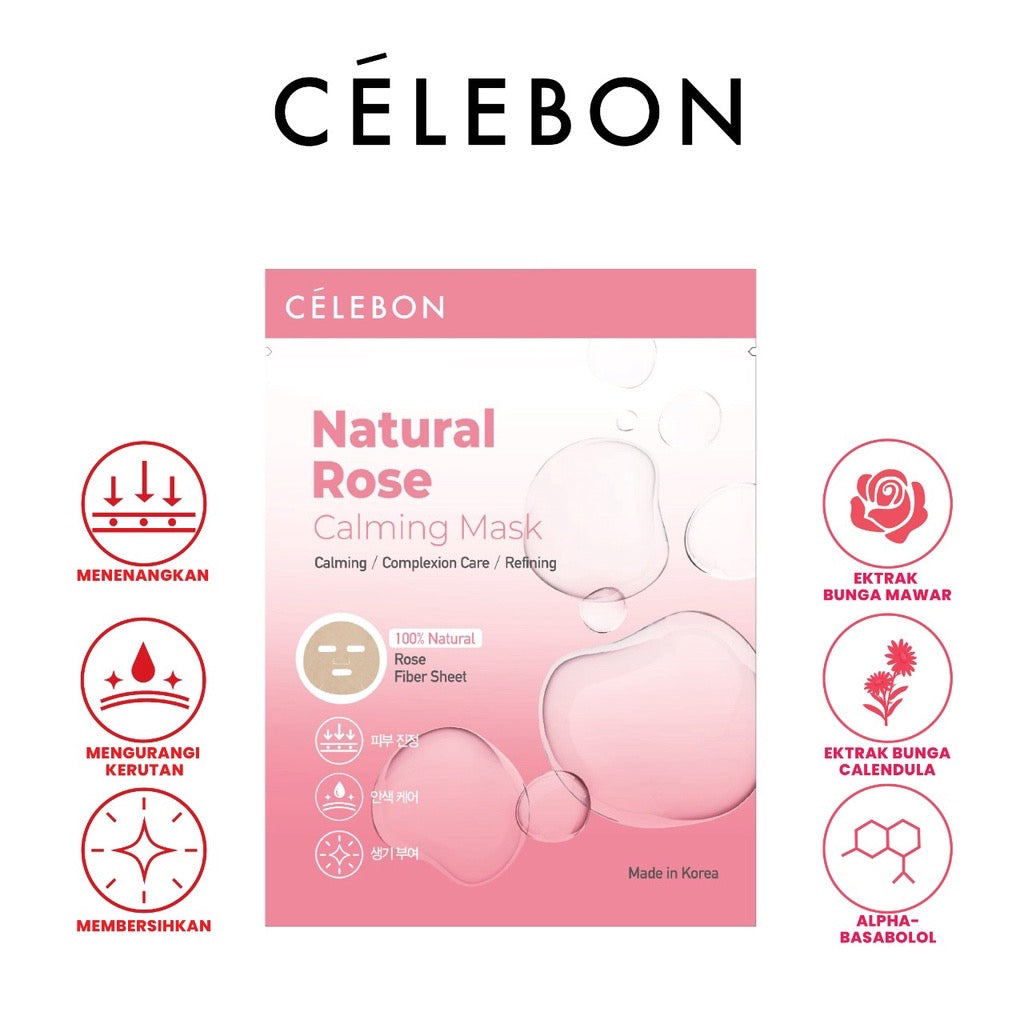 Celebon Natural Rose Calming Mask | 25g