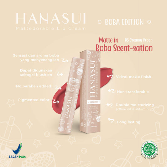 Hanasui Lip Cream - Creamy Peach 05