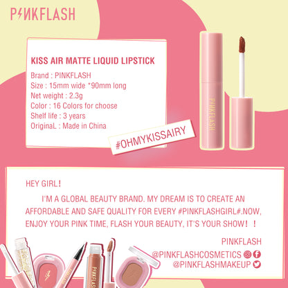 Pinkflash M01 Lip & Cheek Duo Matte Tint - #306 | 30 ml