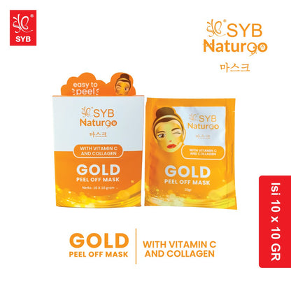 Syb Natur90 Gold Peel Off Mask | Box 10 x 10 gr