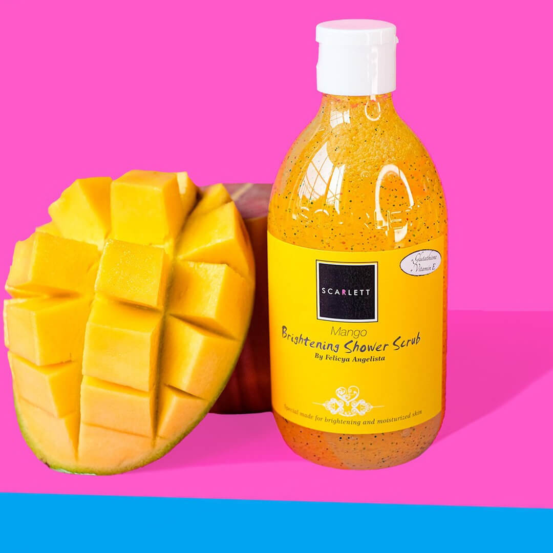 Scarlett Whitening Shower Scrub Mango | 300 ml